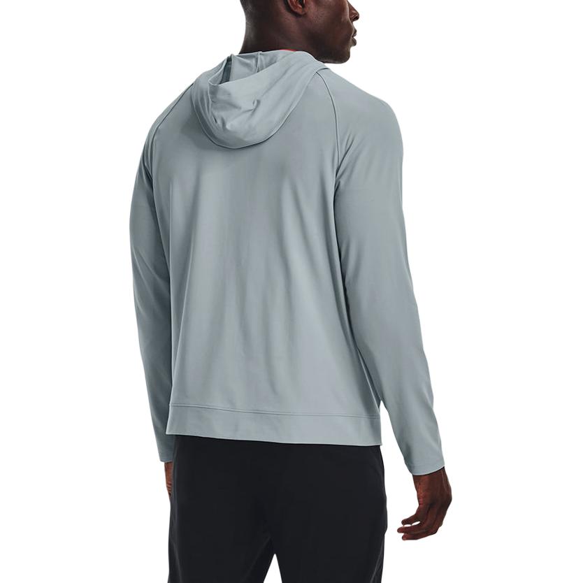 Under Armour Solid Color Zip Hoodie Jacket Men Jackets Blue 1374495-465
