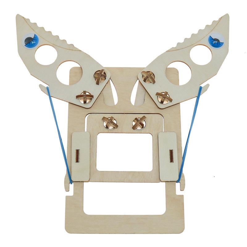 Handmade Rubber Band Powered Mechanical Arm Experiment Kit