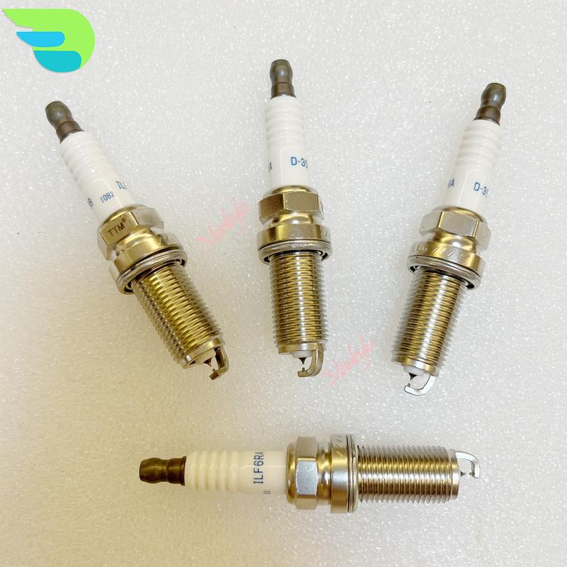 4pcs DOUBLE IRIDIUM Spark Plug D-3588 FOR 3588 ILFR6A Benz E200K SLK200K SLR Peugeot 2008 207 301 307 308 406 408 807 LANCER ASX