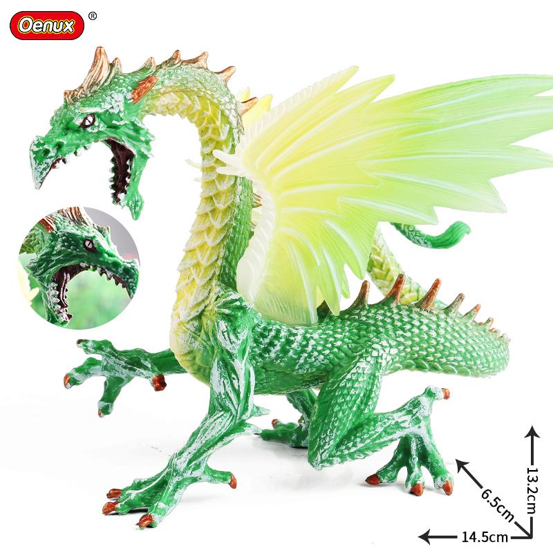 Oenux Mythical Dinosaur Dragon Tiger Golem Lion Snowmen Cattle Model Action Figures Artistical Decoration Collection Kid  Toy