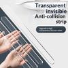 4 Stück EinstiegsleistenleisteRückspiegel Kollisionsschutz Aufkleber Autotürkante Transparente Anti-Schutzleisten