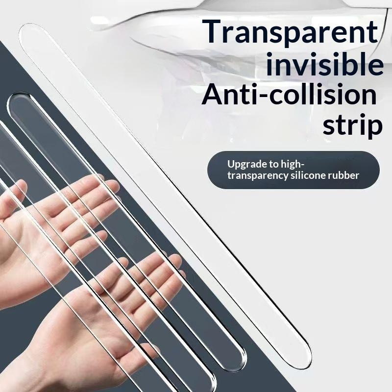 4 Stück EinstiegsleistenleisteRückspiegel Kollisionsschutz Aufkleber Autotürkante Transparente Anti-Schutzleisten