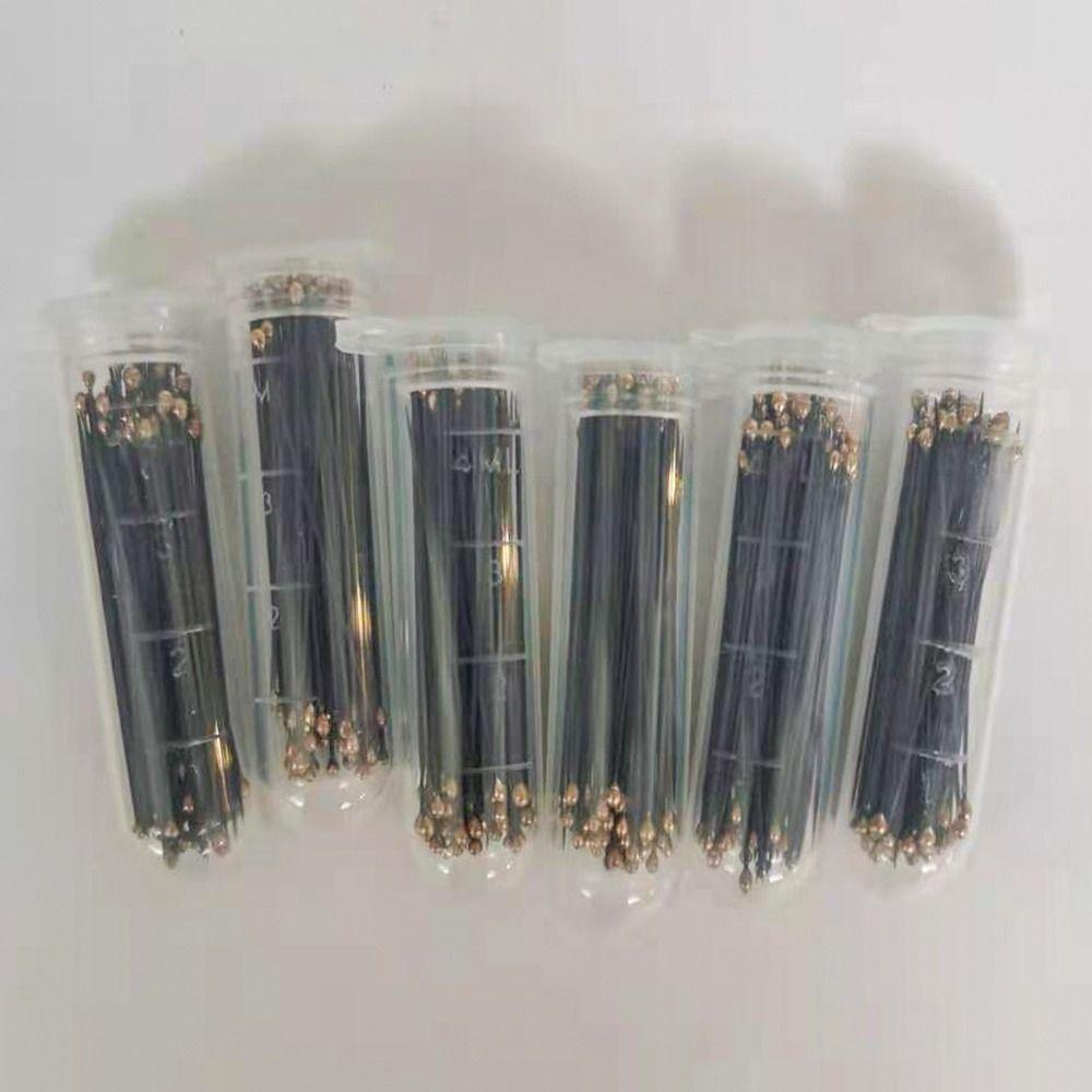 100Pcs Upscale Stainless Steel Specimen Needle Insect Pins With Plastic Box For School Lab Education Entomology Body Dissection