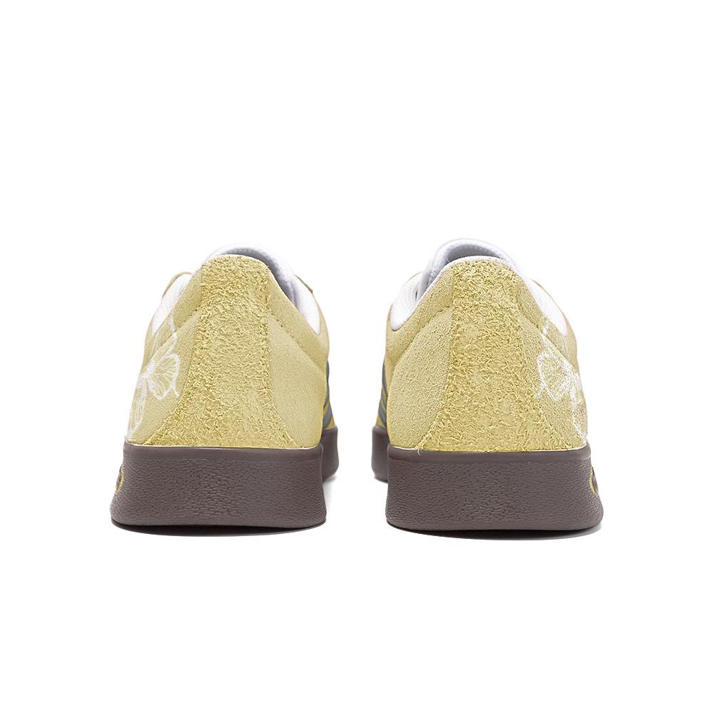 Adidas Neo Vl Court Amphidromia, Amber Leather Low top Skateboard Shoes Unisex Yellow HQ1802(Team189-)