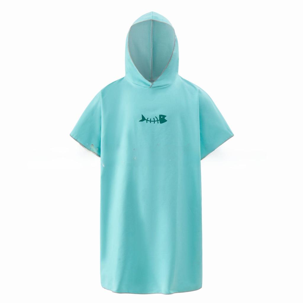 Hooded Quick-Drying Microfiber Bathrobe for Adults - Absorbent Beach & Swimming Towel