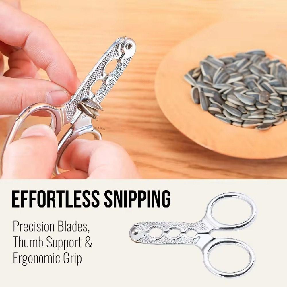 Non-Slip Dry Fruit Pliers Mini Nut Sheller Tool Multifunctional Pine Nuts Opener Lazy Use