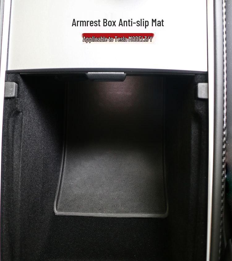 Tesla Model 3/Y (2017-2021) Armrest Box Non-slip Dirt-proof Mat