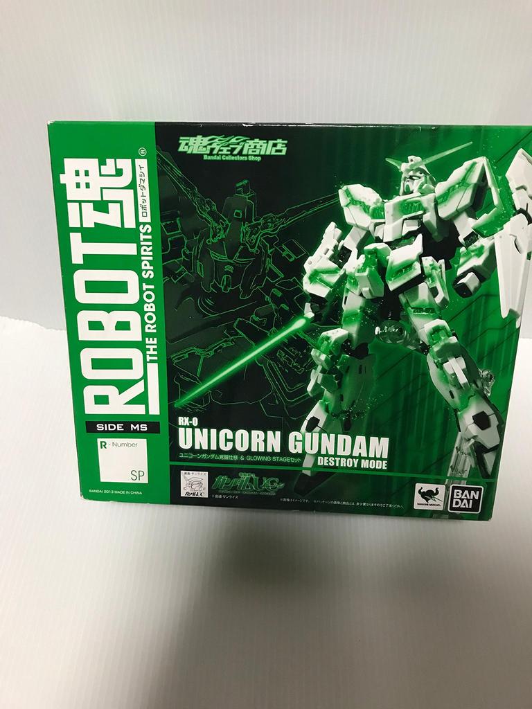 ROBOT Spirits Suit Gundam UC Unicorn Gundam GLOWING STAGE Set Web -Robot Spirits-(SIDE MS)Mobile (Awakening Version) & (Tamashii Exclusive)