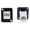 Rj45 võrgupistiku metallpaneeli pesa D-tüüpi tsingisulamist kinnitus Cat6