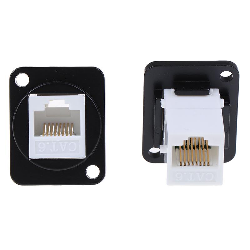 Rj45 võrgupistiku metallpaneeli pesa D-tüüpi tsingisulamist kinnitus Cat6