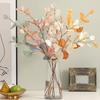 1/3pcsArtificial Plant Long Stems Eucalyptus Leaf Leaves Plants Money Leaf Decor Wedding Shooting Prop Home vase table Diy Decor