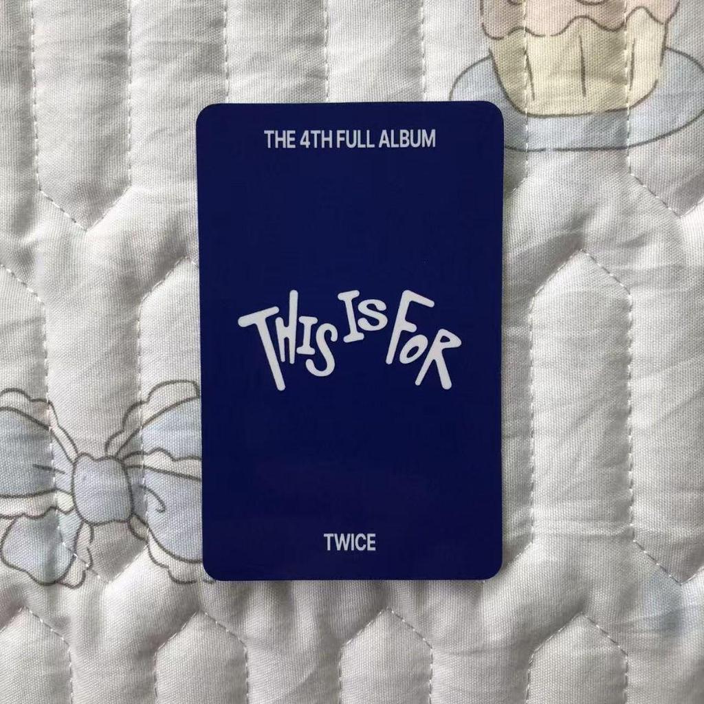 [USED] TWICE Jihyo THIS IS FOR Sanok pre-recorded trading card