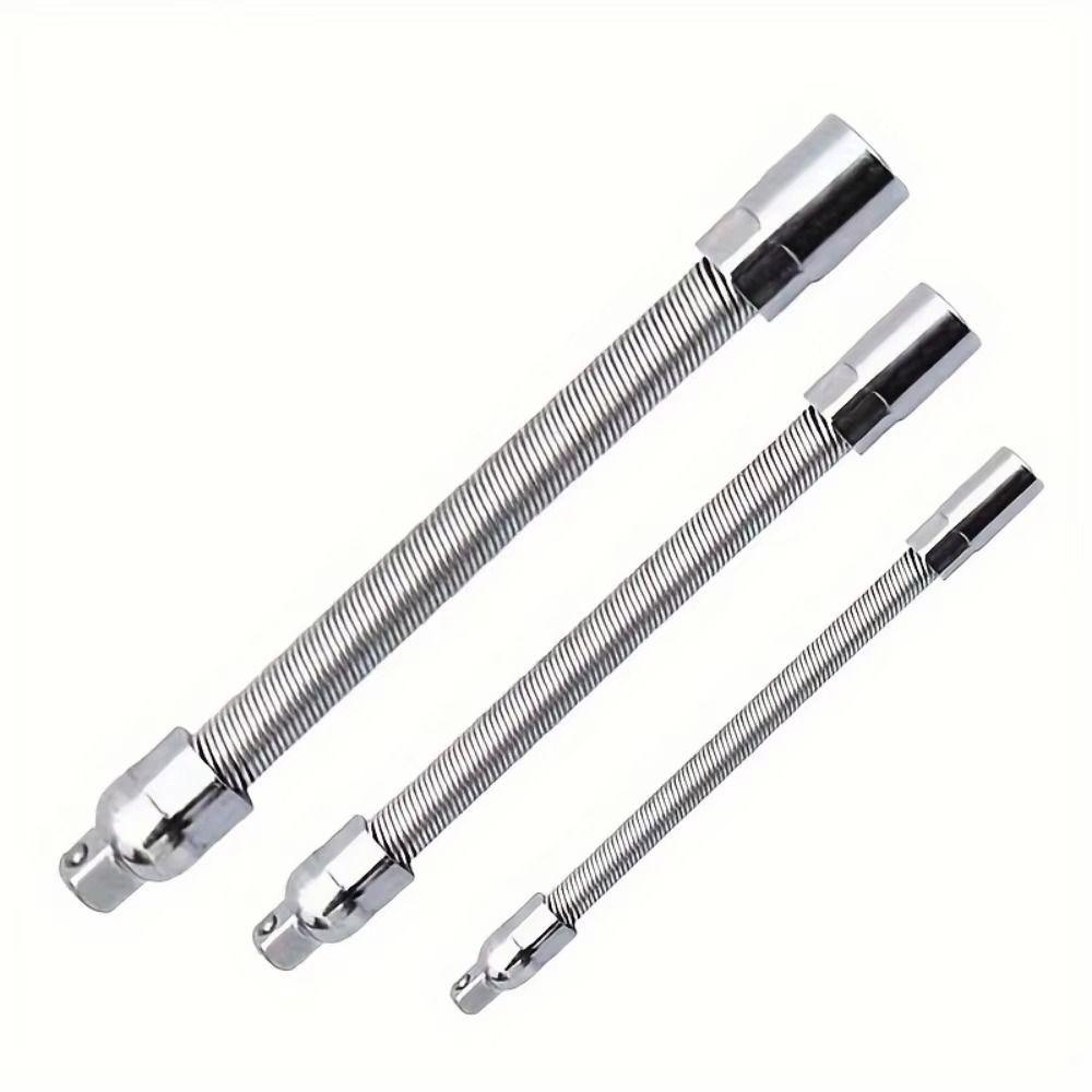 1/3Pcs Flexible Shaft Electric Wrench Socket High Torque Post Extension Rod  Universal