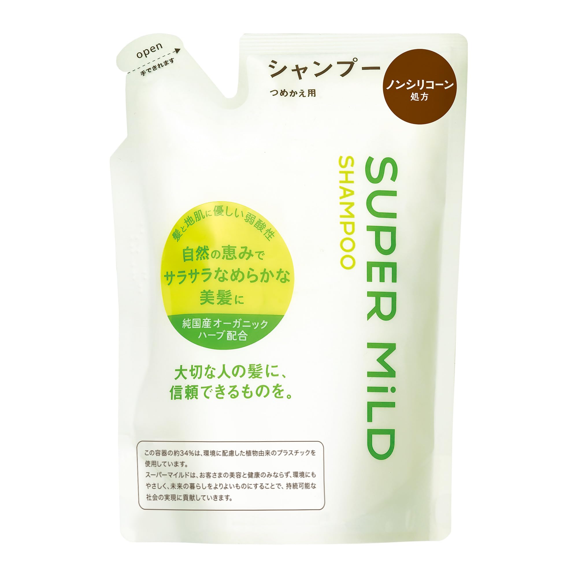 

Super mild shampoo refill 400ml
