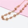 Bracciale Viola Oro Moda Classica Sfera Vuota Goccia d'Acqua Bracciale da Donna Placcato Oro Rosa Bracciale Gioielli