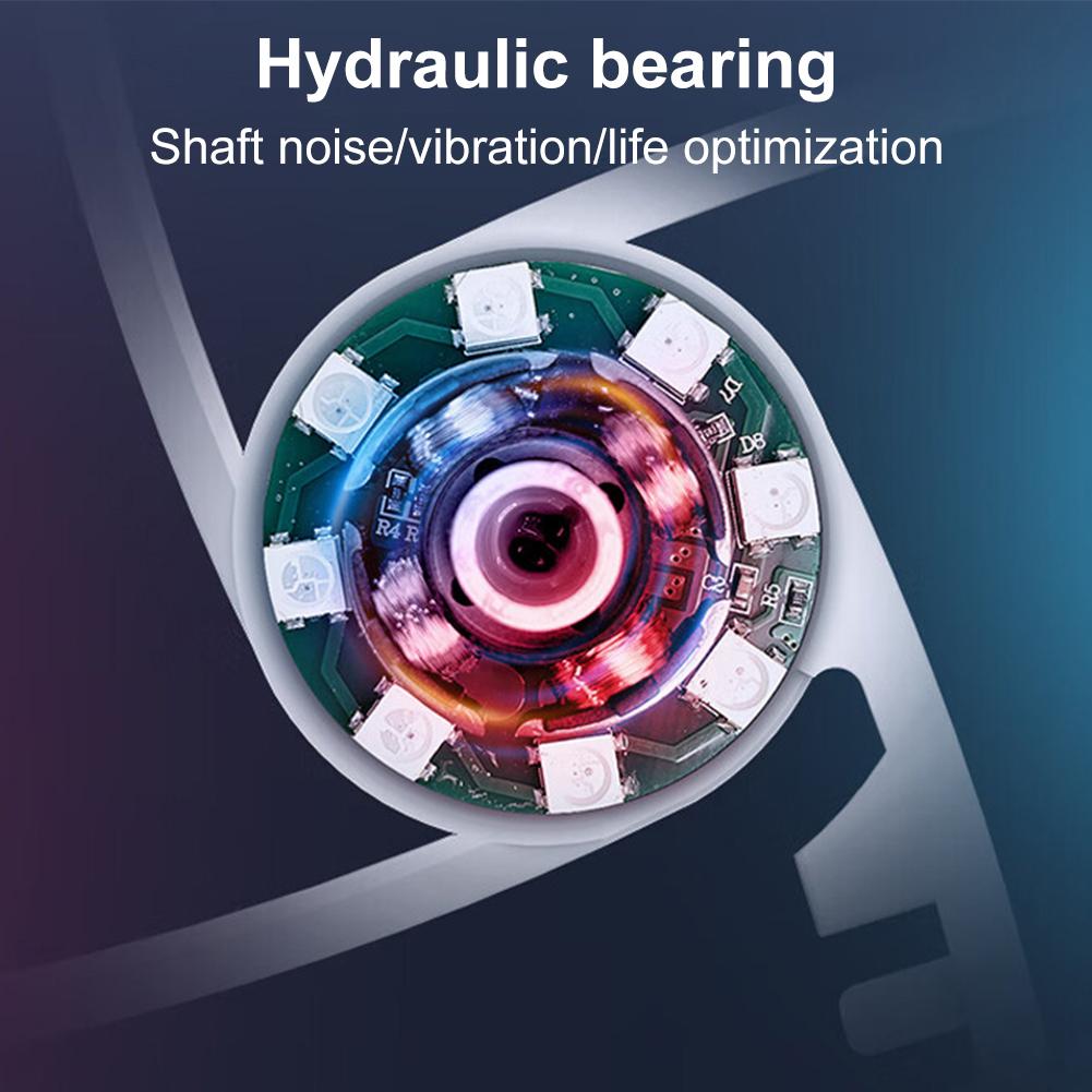 12cm ARGB Case Fan PWM Silent Computer Fan with Lighting Effect Computer Chassis Fan 5V-3PIN 1800RPM Speed for Computer Case
