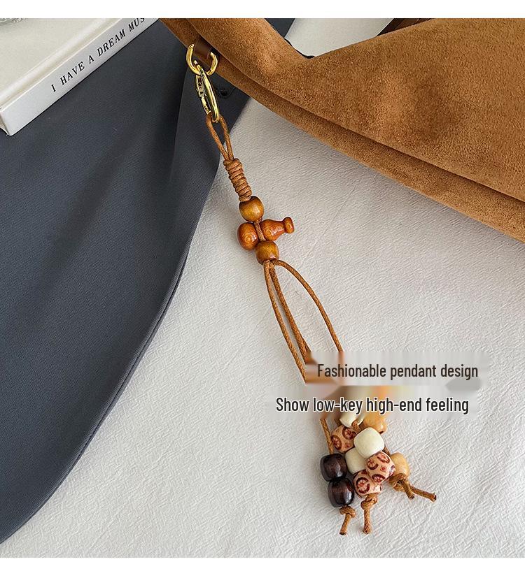 2025 Herbst Damen Retro Wildleder Tragetasche: Große Kapazität & Exquisite Modische Umhängetasche