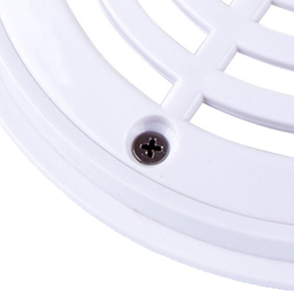 Round Main Drain Cover 203mm Durable ABS Floor Drain Cover for Swimming Pool Waterpark