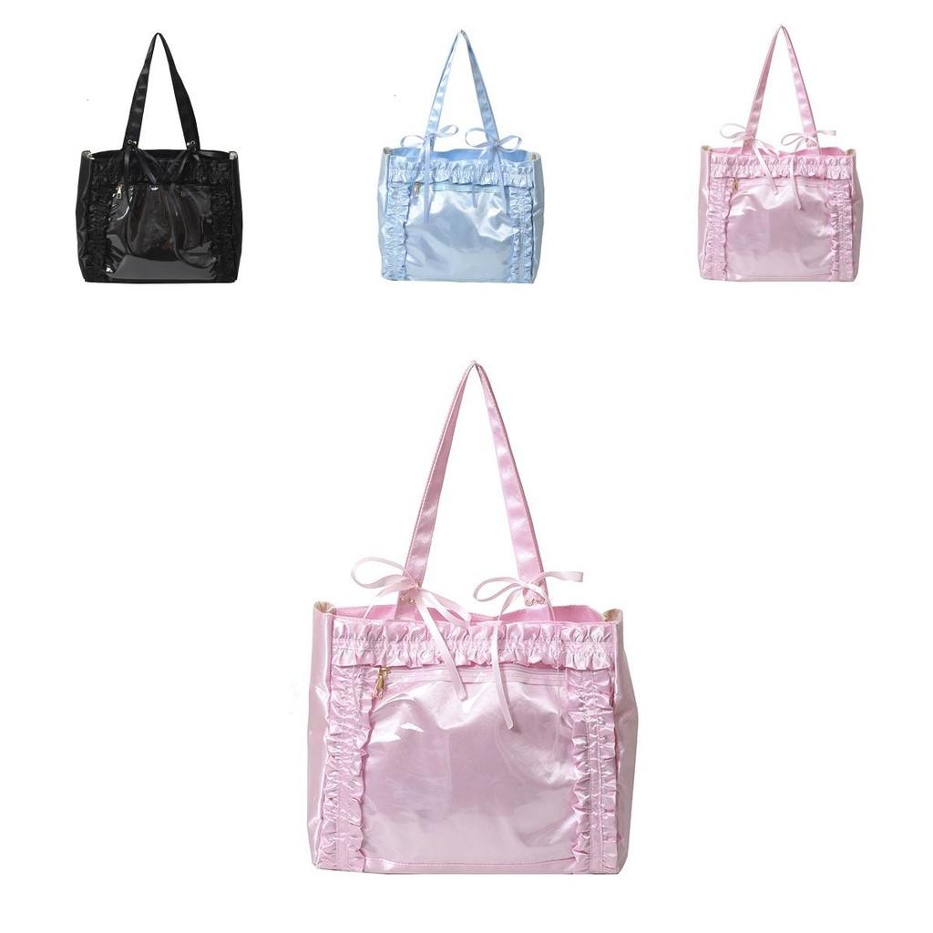 Nylon Bag For Students With Zipper Closure And Inner Pockets For Daily Use