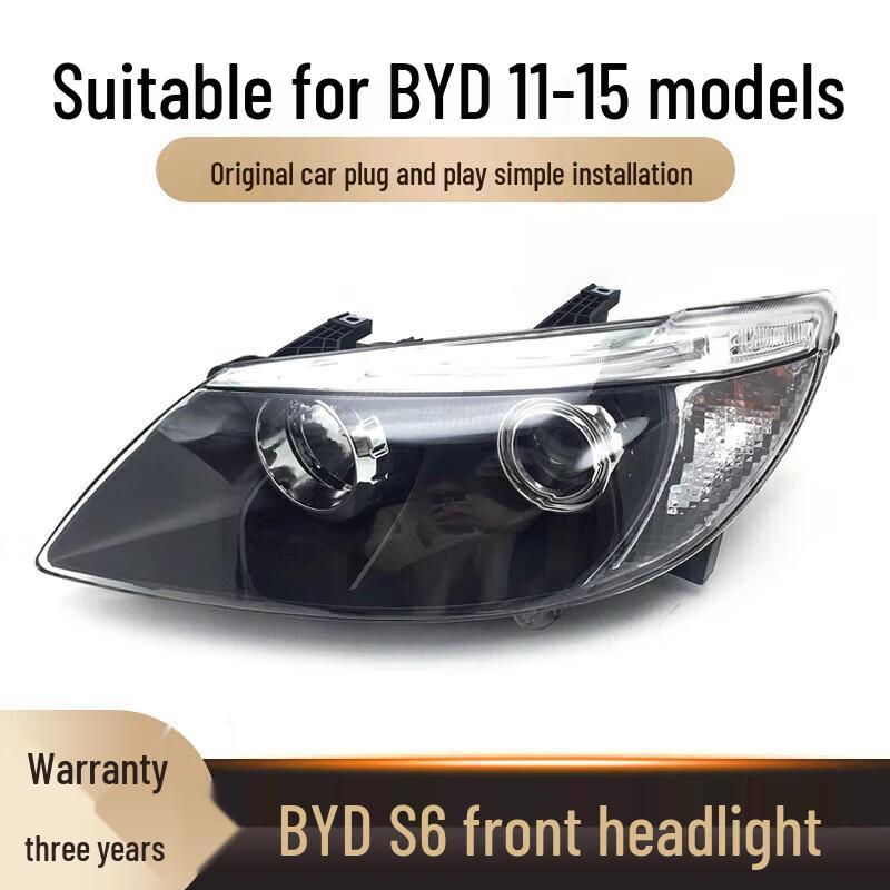 

BYD S6 Front Headlight Assembly Lamp Standard Driver Side (No Bracket)