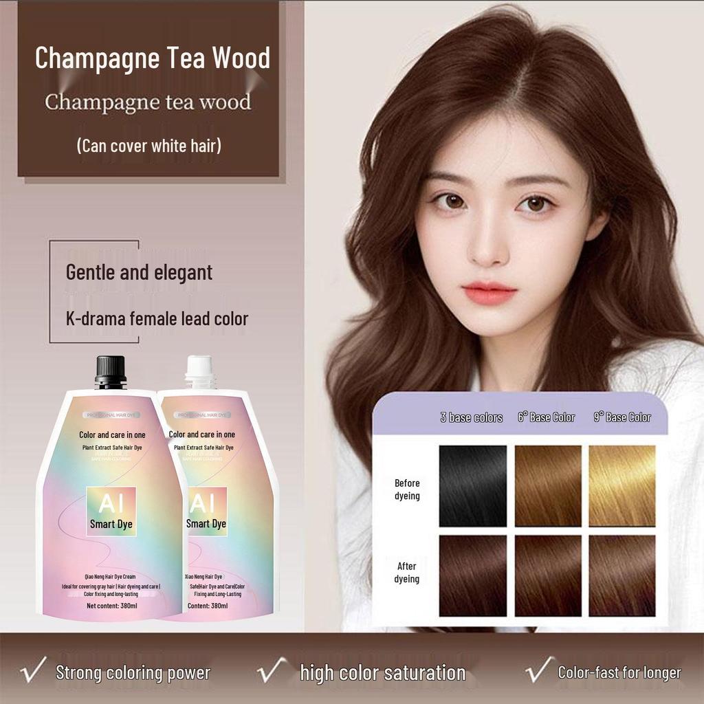 Kakao Reis Braun Salon Haarfarbe: Nicht färbend, Grauabdeckung, Aufhellend, Fruchtiger Duft für den Heimgebrauch