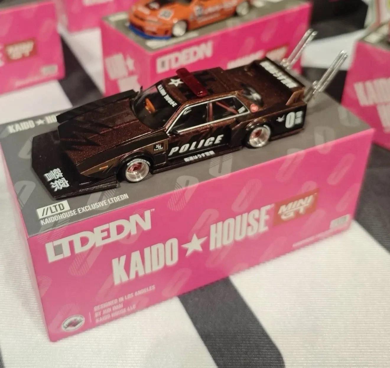 Kaido House Star Police Ограниченное издание Токио Миникар Go 2026 Mini GT Япония