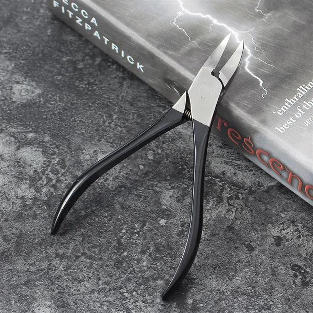Ingrown toenail care nail nipper (black) / cuticle removal self-nail