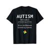 Autism Different Operating System Graphic Tee Mens Casual Cotton Tshirt