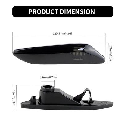 2Pc Turn Sign Side Marker Light Cover Housing Shell For Alfa Romeo 147 156 Fiat Egea Tipo Lancia Delta Ypsilon 3 Car Accessories