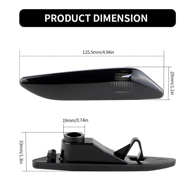 2Pc Turn Sign Side Marker Light Cover Housing Shell For Alfa Romeo 147 156 Fiat Egea Tipo Lancia Delta Ypsilon 3 Car Accessories