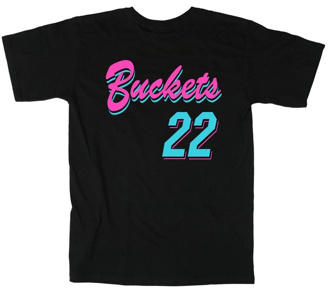 ЧЕРНАЯ Футболка Jimmy Butler Miami Heat Jimmy Buckets с ЛОГОТИПОМ VICE CITY XS