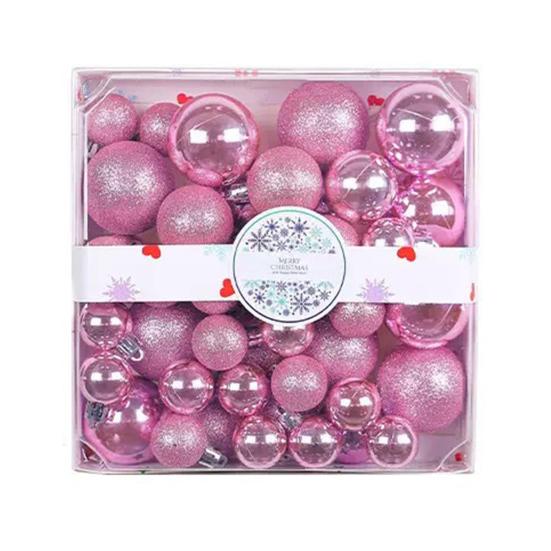 Yousheng 44 Pcs Christmas Balls Ornaments Shatterproof Plastic Baubles Xmas Tree Hanging Decoration for Holiday Party Wedding Decor