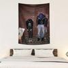 2-Person Posing Street Vibe Tapestry 1 Pc Background Cloth Wall Decor Hanging Tapestry Suitable For Living Room Bedroom Decor
