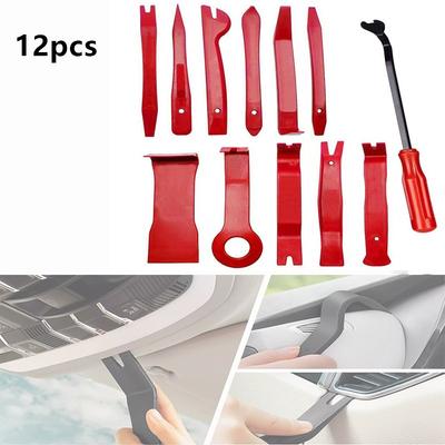 Kit de Herramientas de Palanca para Retirar Molduras de Puerta de Coche Kit de Ganchos para Automóvil Tamaño Mixto Sujetador Herramientas de Modificación de Audio para Coche Moldura Salpicadero Radio Audio Retirar