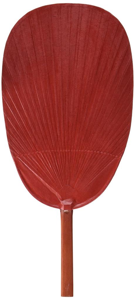 Yamashita Made in Farbe Shibu Uchiwa Handwerk, Japan, (Roter Fächer)