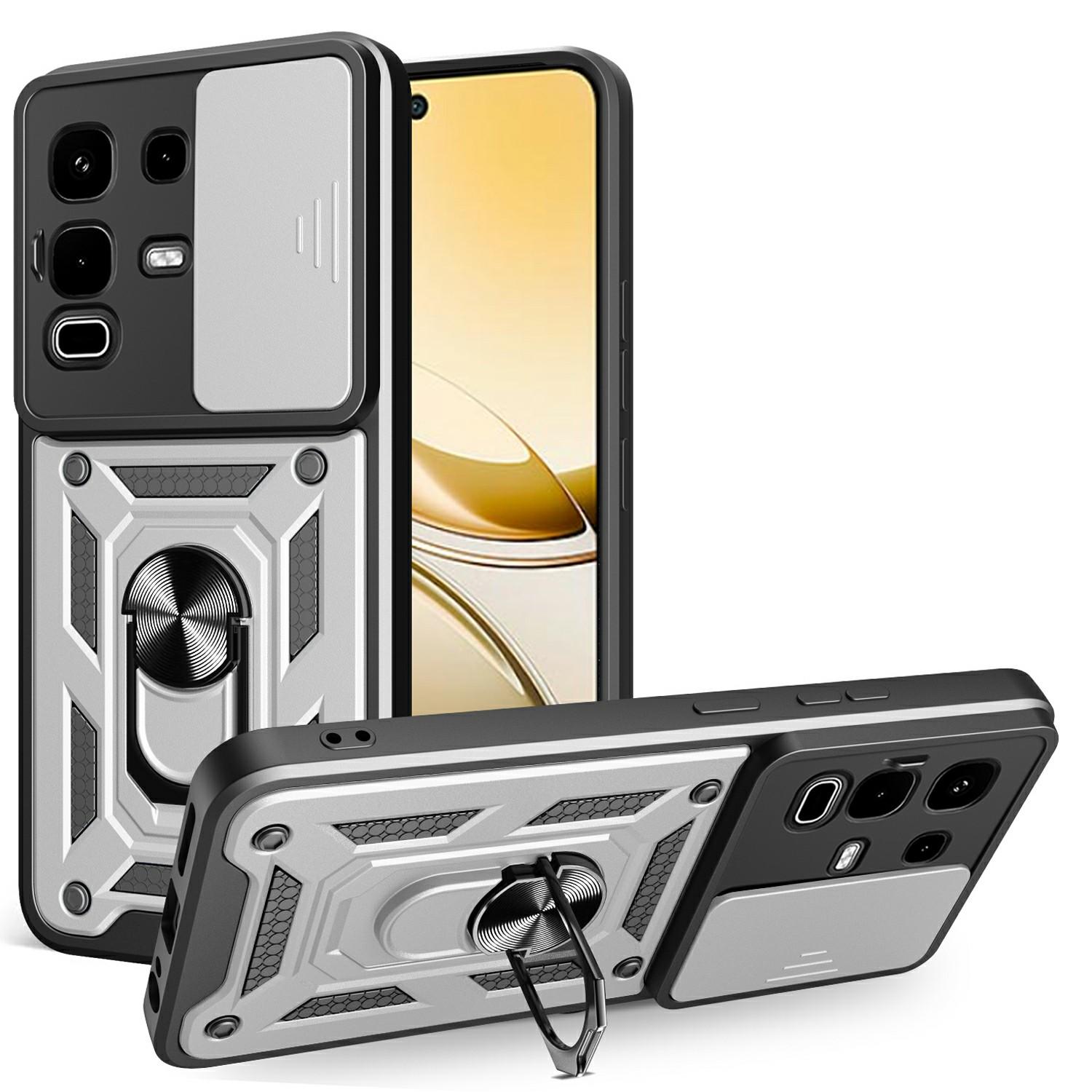 

For Infinix Note 50s 5G Case with Slide Camera Lid PC + TPU Kickstand Phone Cover G