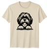 Shih Tzu Dog Graphic Unisex TShirt Puppy Animals Unisexs Unisexs Tee Canine