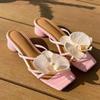 Fashion Women High Heels Sandals Brand Floral Designer Elegant Shoes Women Casual Fashion Outdoor New Summer Sandals Sandalias De Mujer