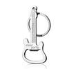 Exquisite Guitar Metal Music Guitar Opener Key Chain Pendant Creative Practical Small Gift Key Ring