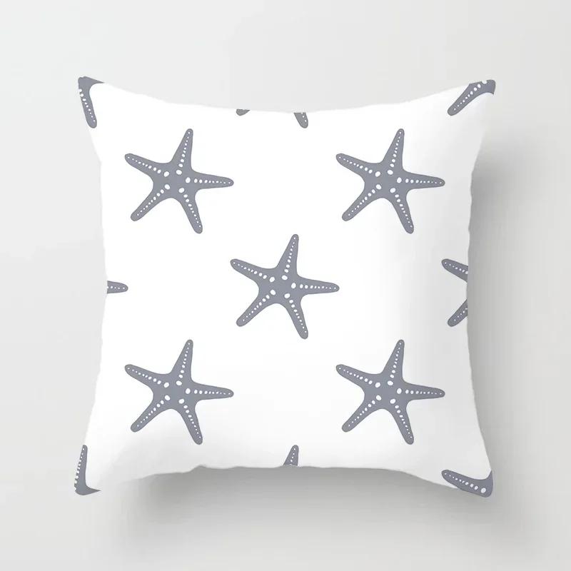 European Gray Pillowcase Geometric Pillow Cover Sofa Cushion Cover Garden Throw Pillows Hotel Outdoor Cushions Car Chair 45X45cm