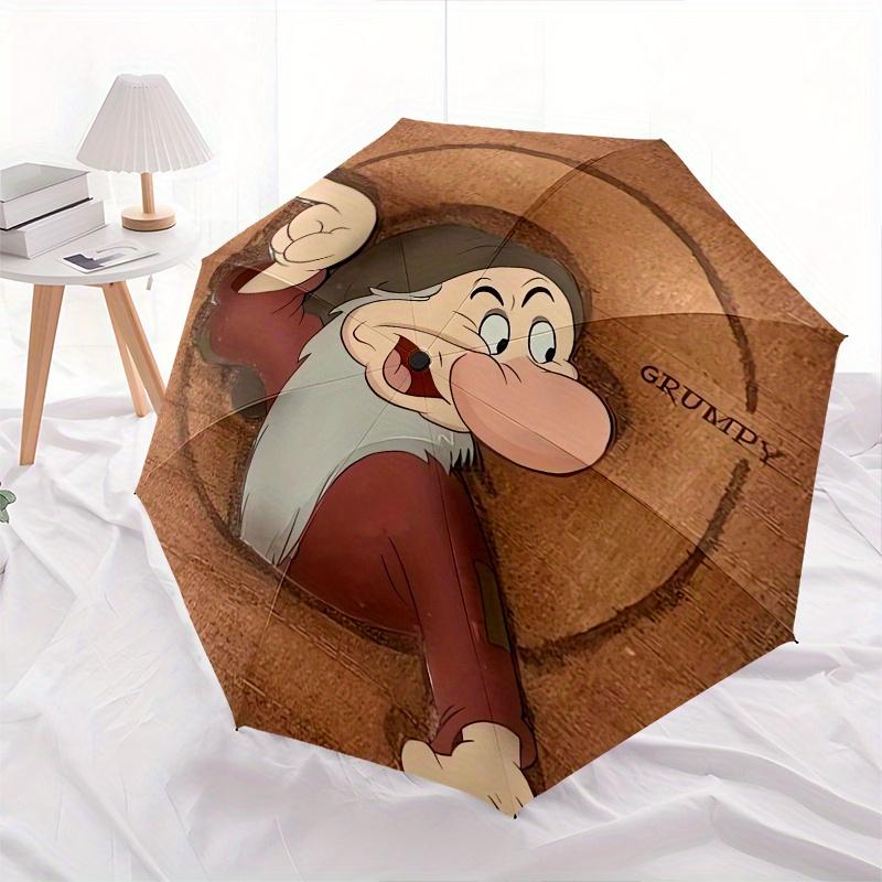 

Grumpy Fashion Umbrella, Automatic Opening and Closing Cartoon Design, Iron Ribs and Handle, 8 Ribs, Suitable for All Occasions and Travel07