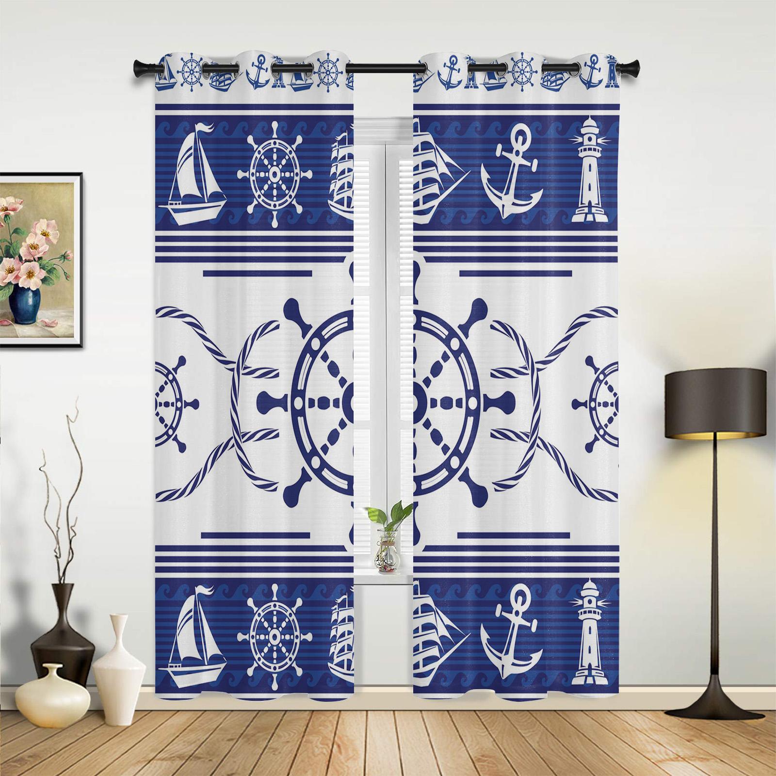 

Шторы в китайском стиле с черным драконом и синим узором для спальни, гостиной, драпировки для кухни, детской комнаты, оконная занавеска, современный домашний декор 135W x 60H(cm) x1