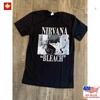T-shirt Nirvana Bleach Licenza Ufficiale Band Rock Grunge Concerto Merch Tee