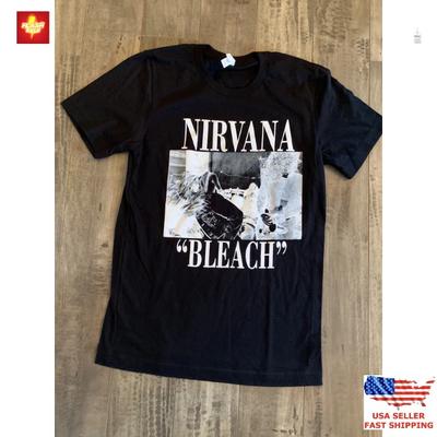 Camiseta Nirvana Bleach Oficialmente Licenciada Banda de Rock Grunge Concierto Merch Camiseta