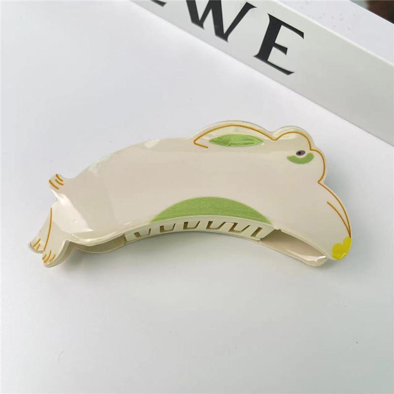 

Зажим для когтей из кроличьей шерсти Милые заколки для когтей из ацетата Kawaii Заколки для волос Заколка для волос с животными