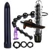 Anal vibrator Sex Toys for Gay Beads Butt Plug Women Body Massager Waterproof Cock Ring Clit Midnight for women Solo game