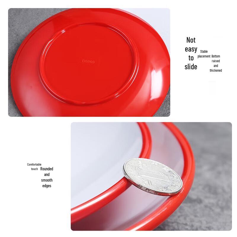 Commercial Ceramic Round Shallow Dinner Plate