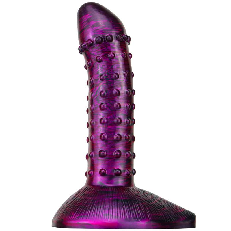 Female Soft Dildo Masturbator Oversized Alien Mixed Color Simulation Dildo Adult Supplies