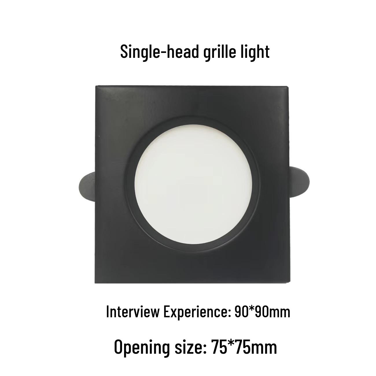 Dual-Head Ultra-Thin Rectangular LED Ceiling Spotlight for Living Room or Corridor