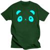 Panda Face Print Men T-shirts Luminous Tshirts Women Men Brand T Shirt Glow In The Dark Novelty Oversized Tee Shirt,drop Ship